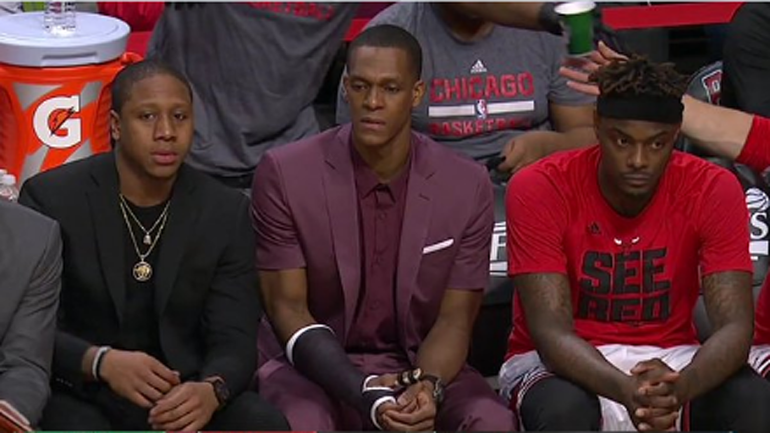 Rajon Rondo on possibly tripping Jae Crowder: 'When you tear an ACL, your leg gets stiff'