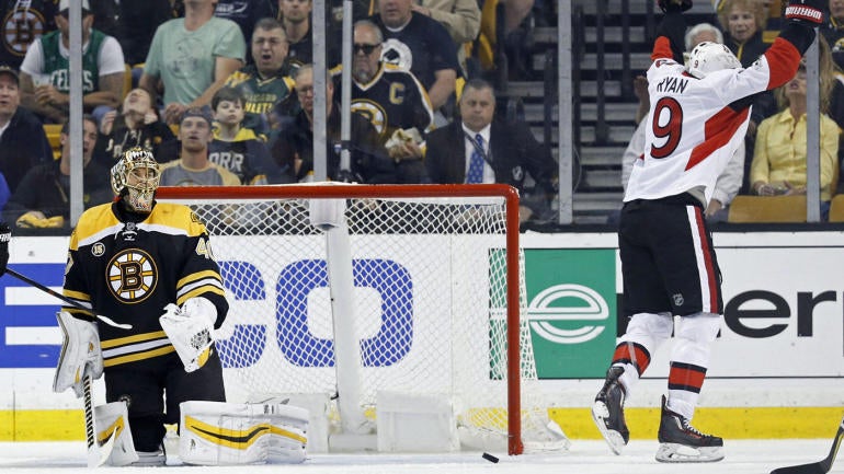 Senators eliminate Bruins in fourth OT of series, advance to face Rangers