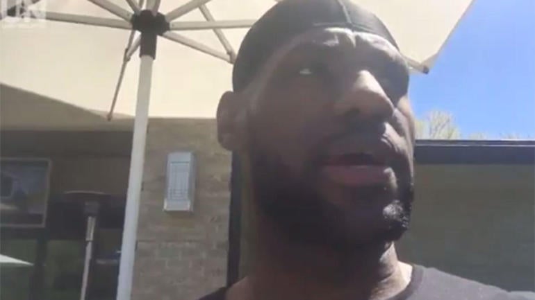 WATCH: LeBron James sends get-well message to Warriors coach Steve Kerr