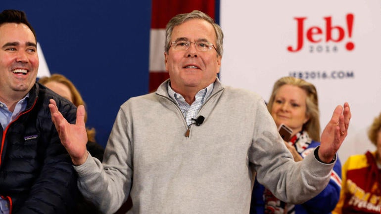 Jeb Bush is reportedly joining Romney's bid to purchase Marlins after Jeter split