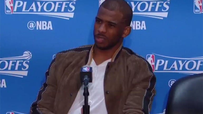 WATCH: Chris Paul couldn't believe he got this question after Game 5 loss to Jazz