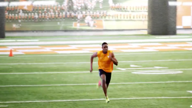 WATCH: Tennessee sprinter tops John Ross' 40-yard dash record from the NFL Combine
