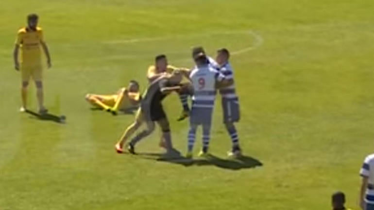 WATCH: European soccer player knees ref in the face, gets banned for four years