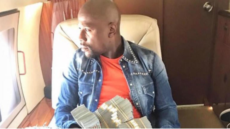 LOOK: Floyd Mayweather strikes it rich with bet on Isaiah Thomas, Boston Celtics