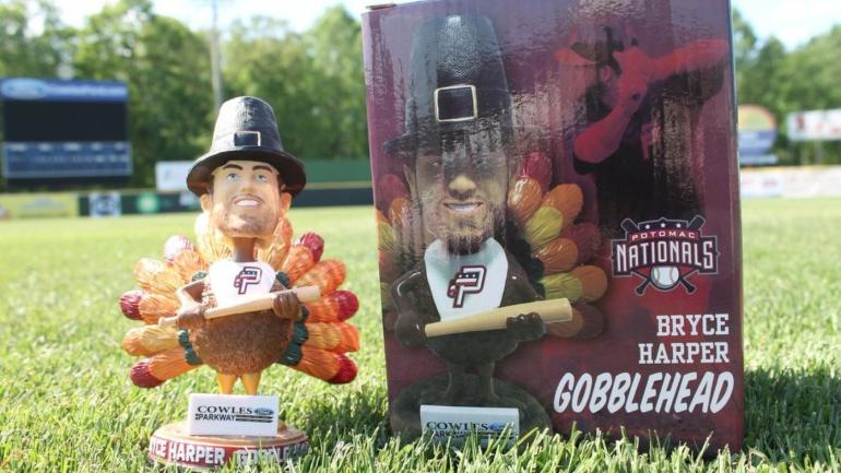 LOOK: A Nationals minor-league team is giving away a Bryce Harper 'gobblehead'