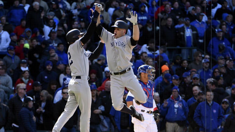 MLB Friday scores, highlights, updates, news: Yanks stun Cubs despite Bryant blast