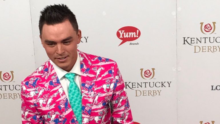 LOOK: Rickie Fowler, Justin Thomas show off threads at Kentucky Derby