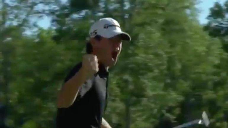WATCH: Brian Harman makes outrageous putt to win Wells Fargo Championship