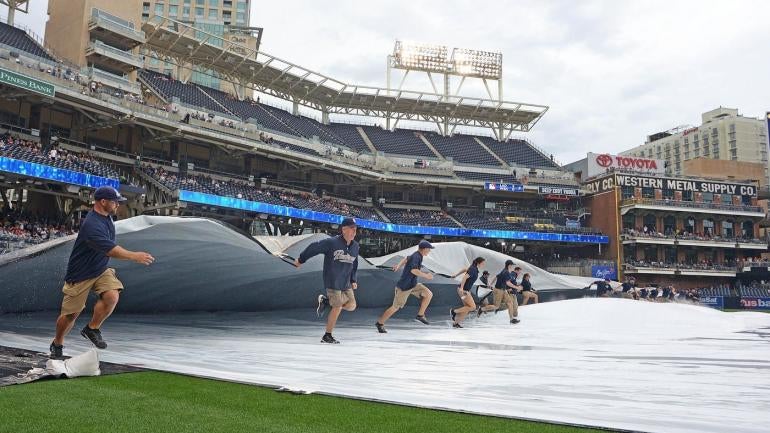 Padres game rained out in San Diego for only the third time in Petco Park history