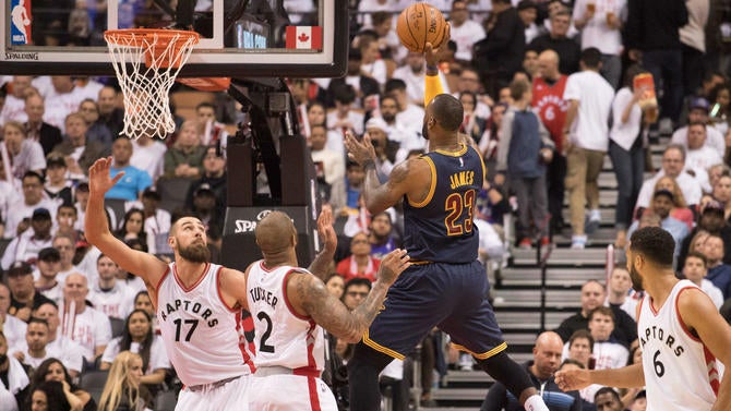 LeBron James Raptors