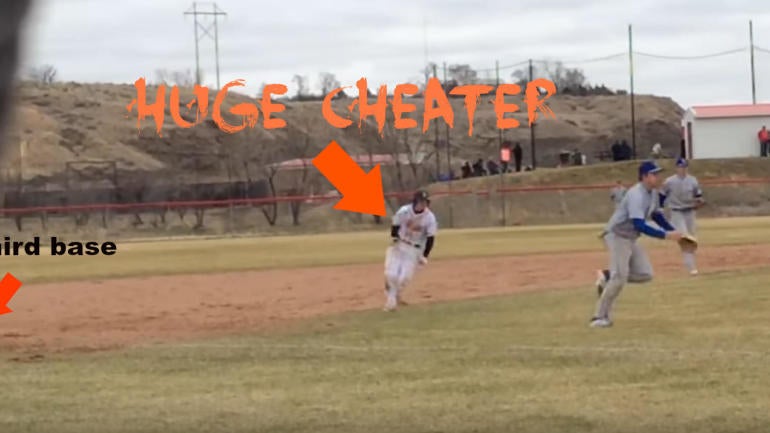 WATCH: Lower level baseball gives us a baserunner cheating at the highest level