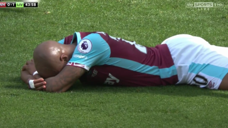 WATCH: West Ham player somehow denied by the post twice from just a yard out