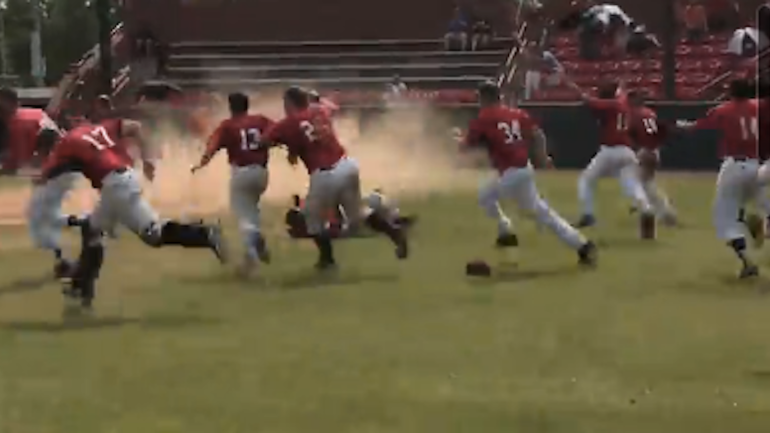 Months after tragedy, team celebrates walk-off berth in NAIA World Series