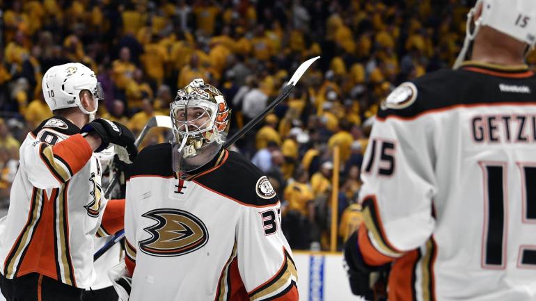 NHL playoffs: Ducks face elimination minus Eaves, Rakell; Gibson might also be out