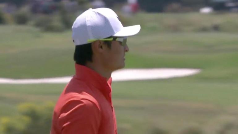 WATCH: European Tour golfer reacts casually to an incredible albatross in Italy