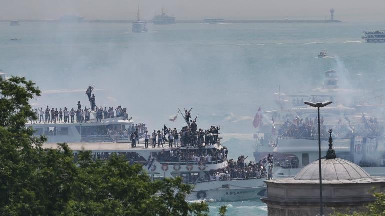 WATCH: Soccer fans in Turkey celebrate on boats in Game of Thrones type scene