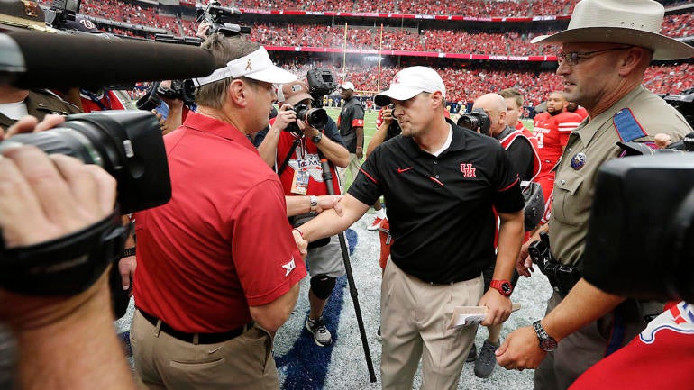 Texas' Tom Herman, Mack Brown react to Bob Stoops' retirement at Oklahoma