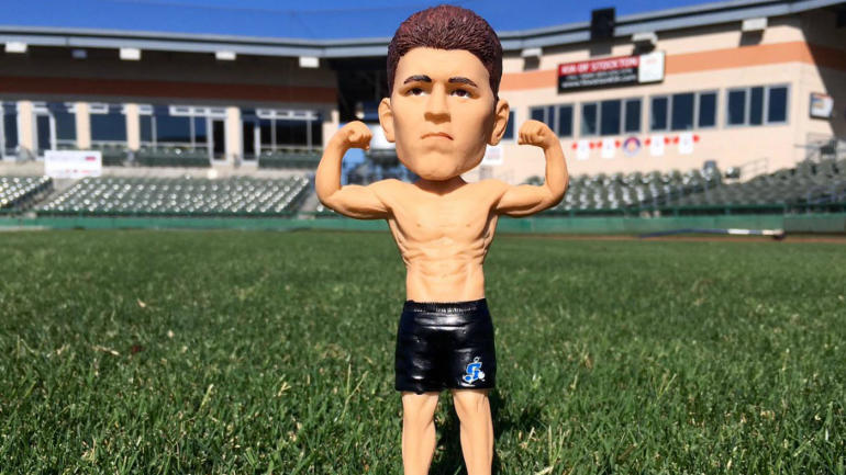 LOOK: Minor league baseball teams honor Nick Diaz, Stipe Miocic with bobbleheads