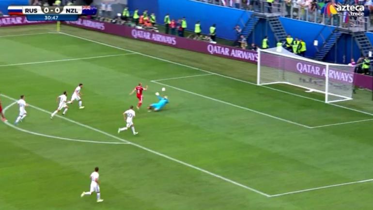WATCH: Russia scores wild first goal vs. New Zealand at 2017 Confederations Cup