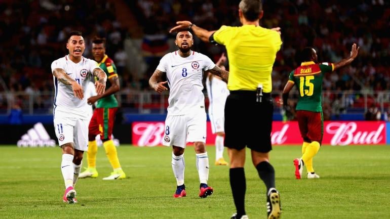 Chile 2-0 Cameroon: Controversial VAR offside call steals Confederations Cup show