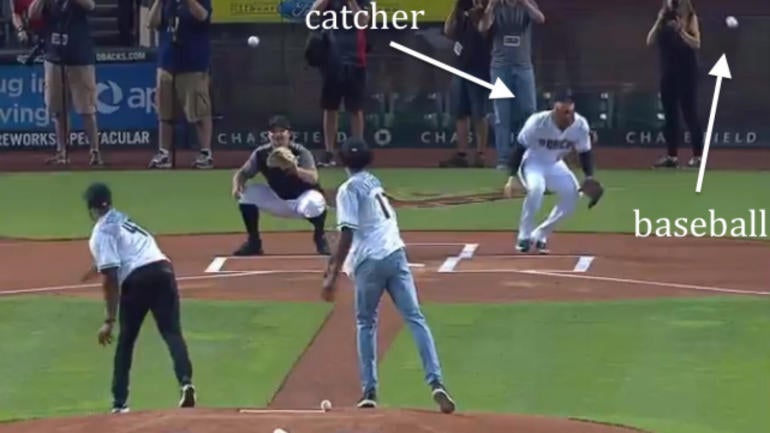 WATCH: Josh Jackson won't be taking up baseball any time soon