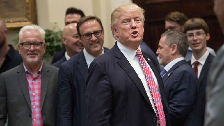 WATCH: Did Donald Trump take a subtle jab at the Dan Gilbert-LeBron James situation?