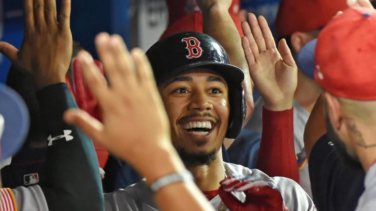 Red Sox's Mookie Betts drives in eight runs for second time in his career