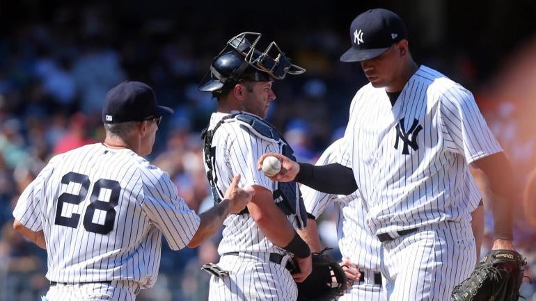 Dellin Betances can't stop walking people and the Yankees are collapsing