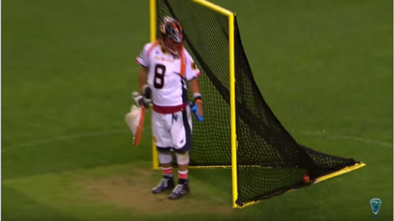 WATCH: Lacrosse goalie scores full-pitch goal as time expires