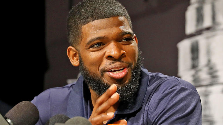 LOOK: PK Subban all over a super-sized Serena Williams poster at Wimbledon - CBSSports.com