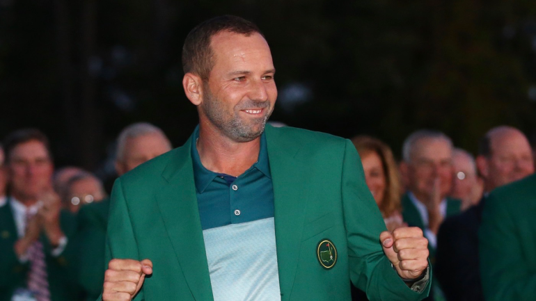 LOOK: Masters champion Sergio Garcia rocks his green jacket to Wimbledon