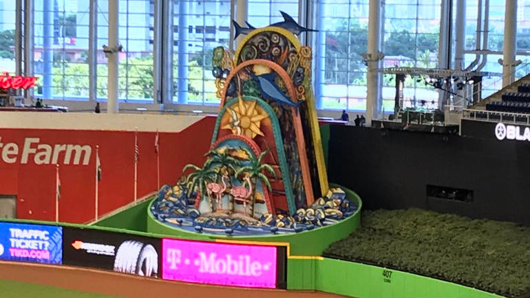 MLB All-Star Game: Eye-catching home run sculpture from many angles at Marlins Park