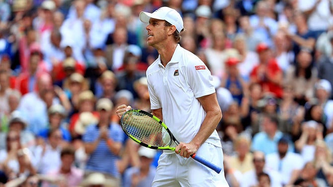 Image result for Sam Querrey upsets No. 1 and defending champ Andy Murray at Wimbledon