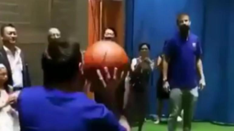 WATCH: Messi does best Steph Curry impression, dominates at free-throw line
