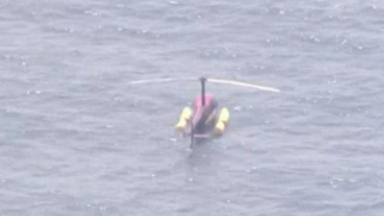 Helicopter carrying Shane McMahon crashes in ocean, both passengers OK