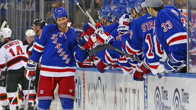 NHL: Preseason-New Jersey Devils at New York Rangers