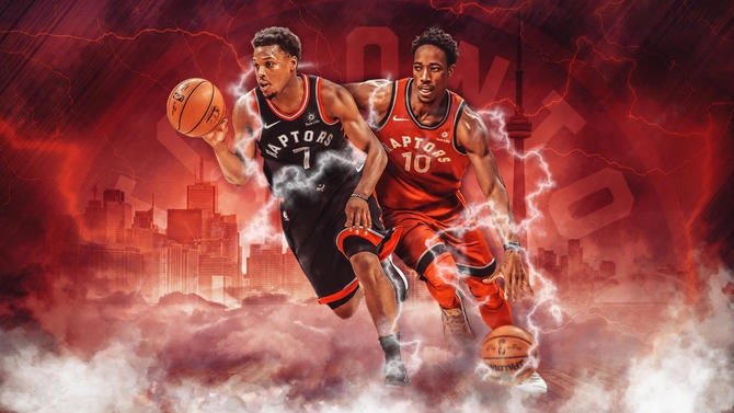 Kyle Lowry DeMar DeRozan Raptors art