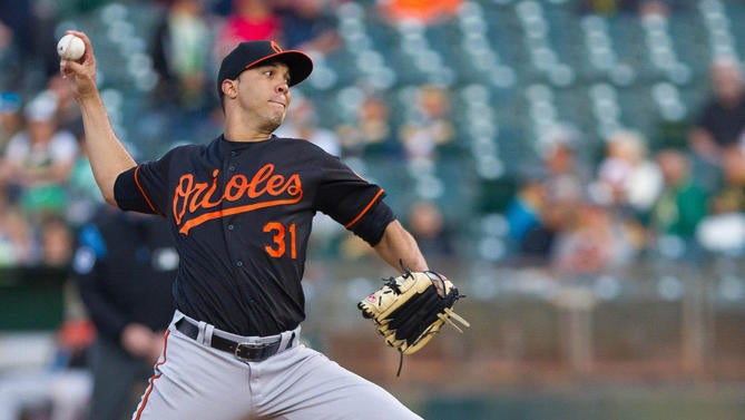 MLB: Baltimore Orioles at Oakland Athletics