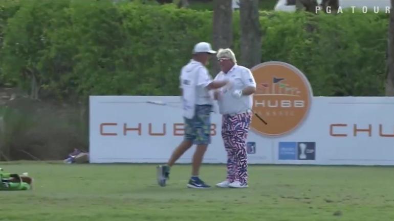 2018 Chubb Classic: John Daly makes Sunday hole-in-one in American flag pants