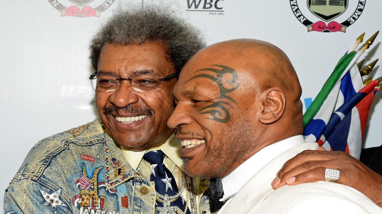 Mike Tyson shows beef with Don King is still alive, tosses water on former promoter