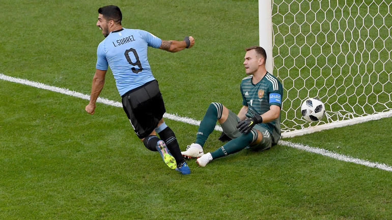 Uruguay vs. Russia final score, recap: Luis Suarez and Edinson Cavani score, Uruguay takes Group A