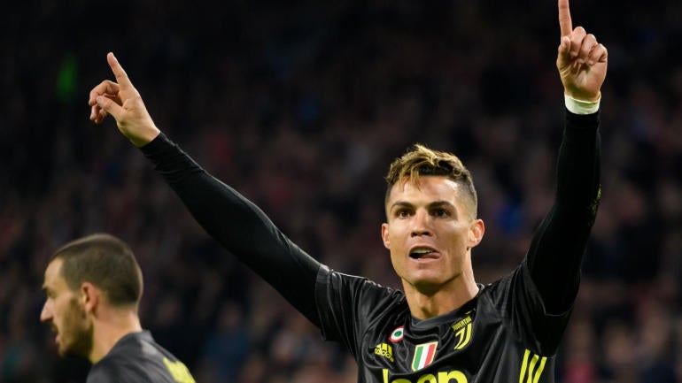 Juventus vs. Ajax score: Ronaldo scores away goal on diving header, but Dutch club responds for draw