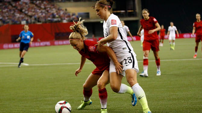 Soccer: Women's World Cup-Semifinal-United States at Germany