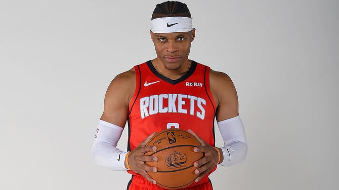 Houston Rockets Introduce Russell Westbrook - Portraits