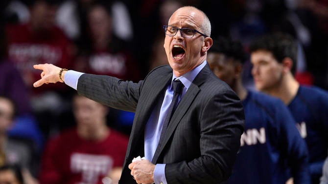NCAA Basketball: Connecticut at Temple