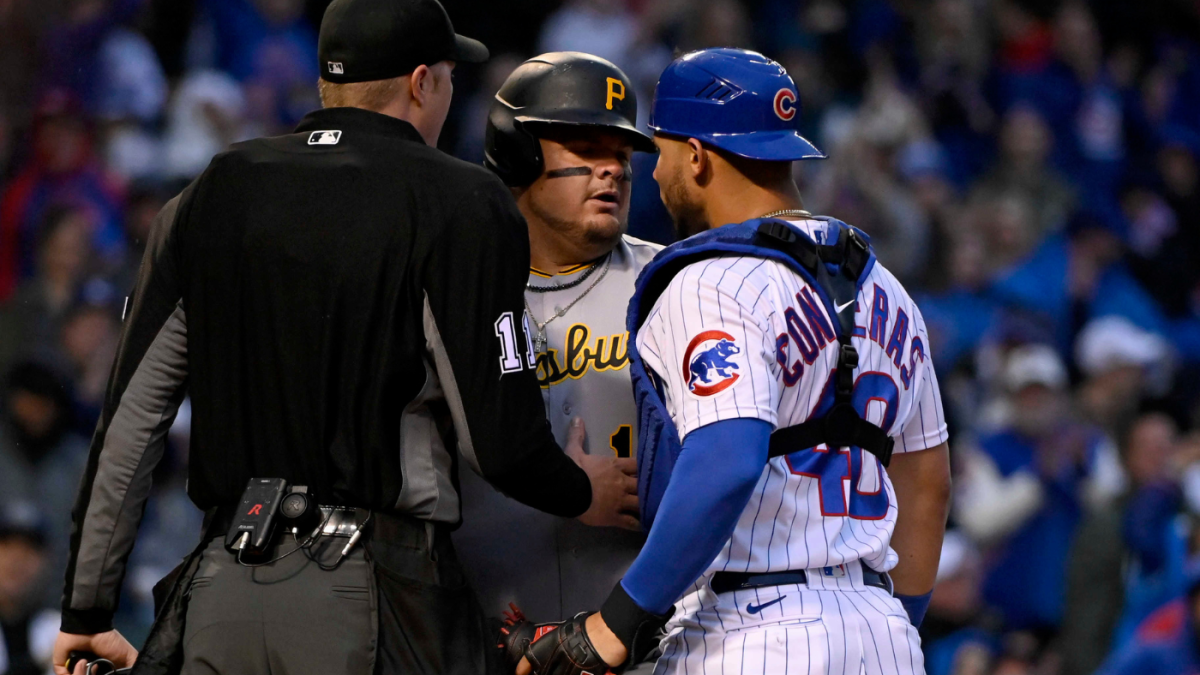 Pirates, Cubs clear benches after confrontation between Daniel Vogelbach and Willson Contreras