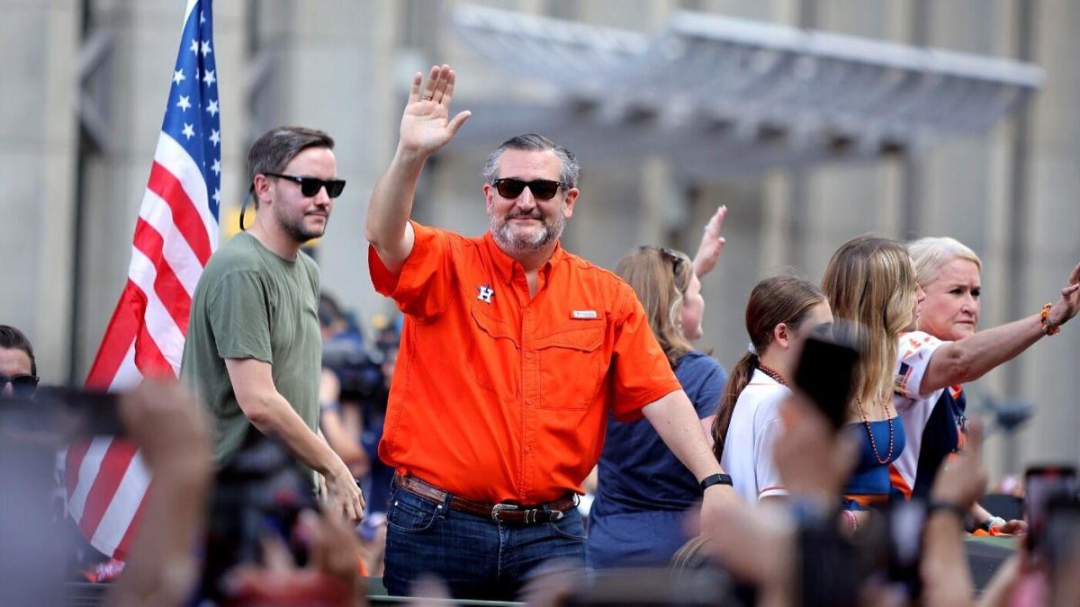 Man arrested for throwing beer can at Sen. Ted Cruz at World Series parade claims his actions were non-violent - NewsOpener
