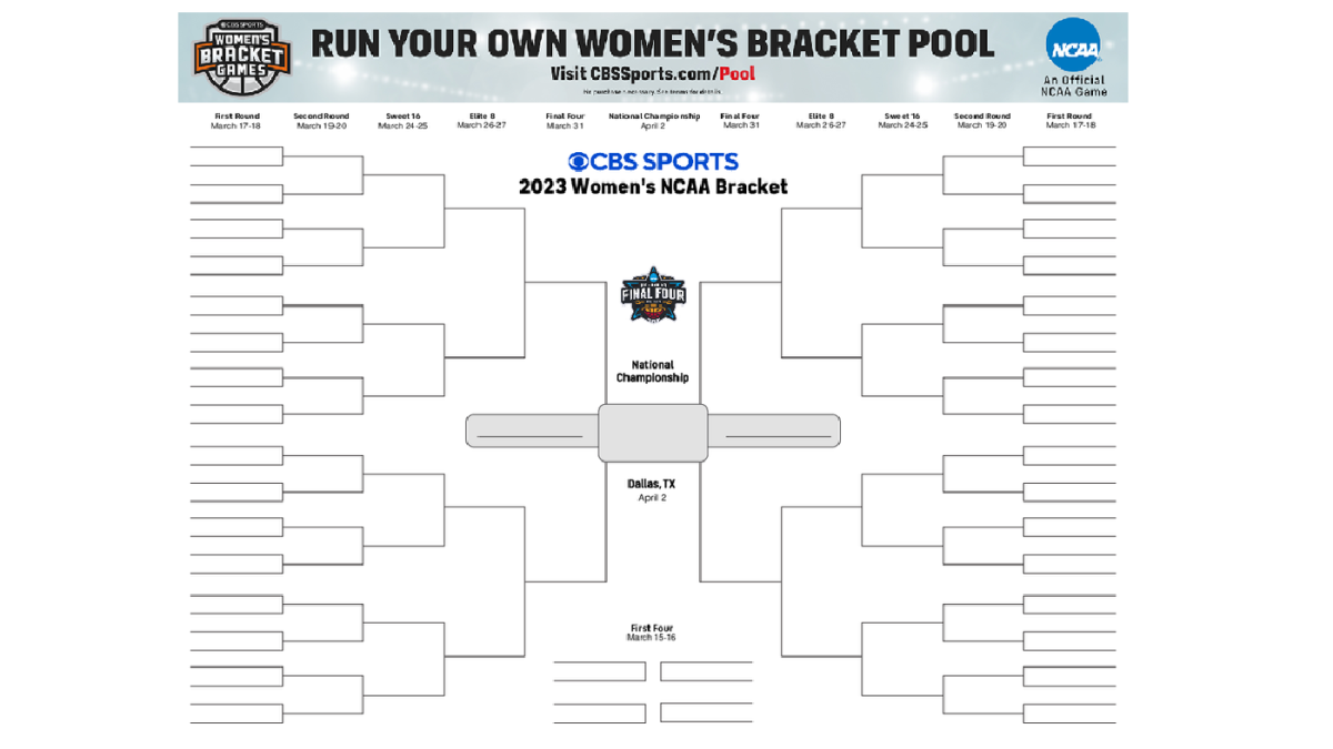 NCAA women's bracket 2023: Printable March Madness bracket, teams, seeds will be announced on Selection Sunday