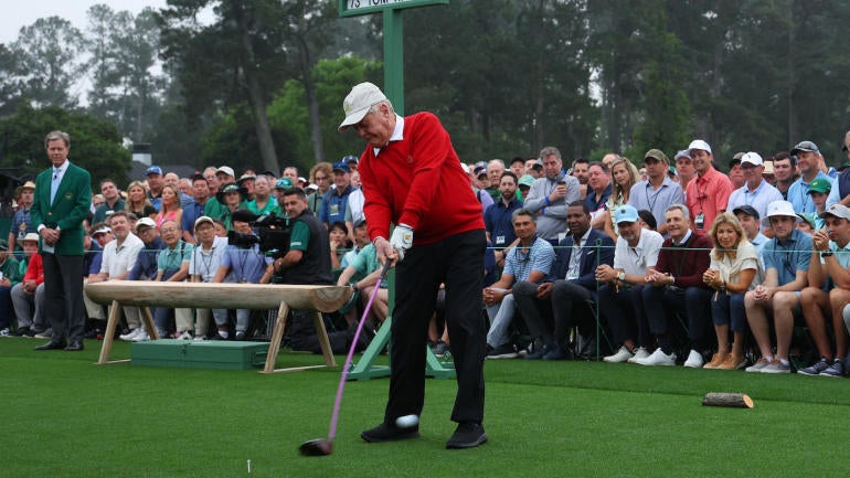 2023 Masters Ceremonial Tee Shots Jack Nicklaus Gary Player Tom