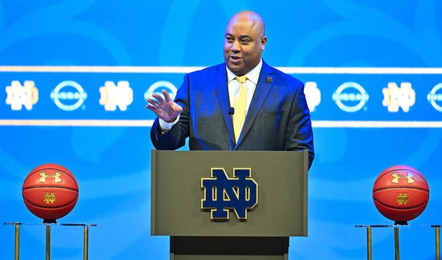 NCAA Basketball: Notre Dame Introductory Head Coach Micah Shrewsberry Press Conference